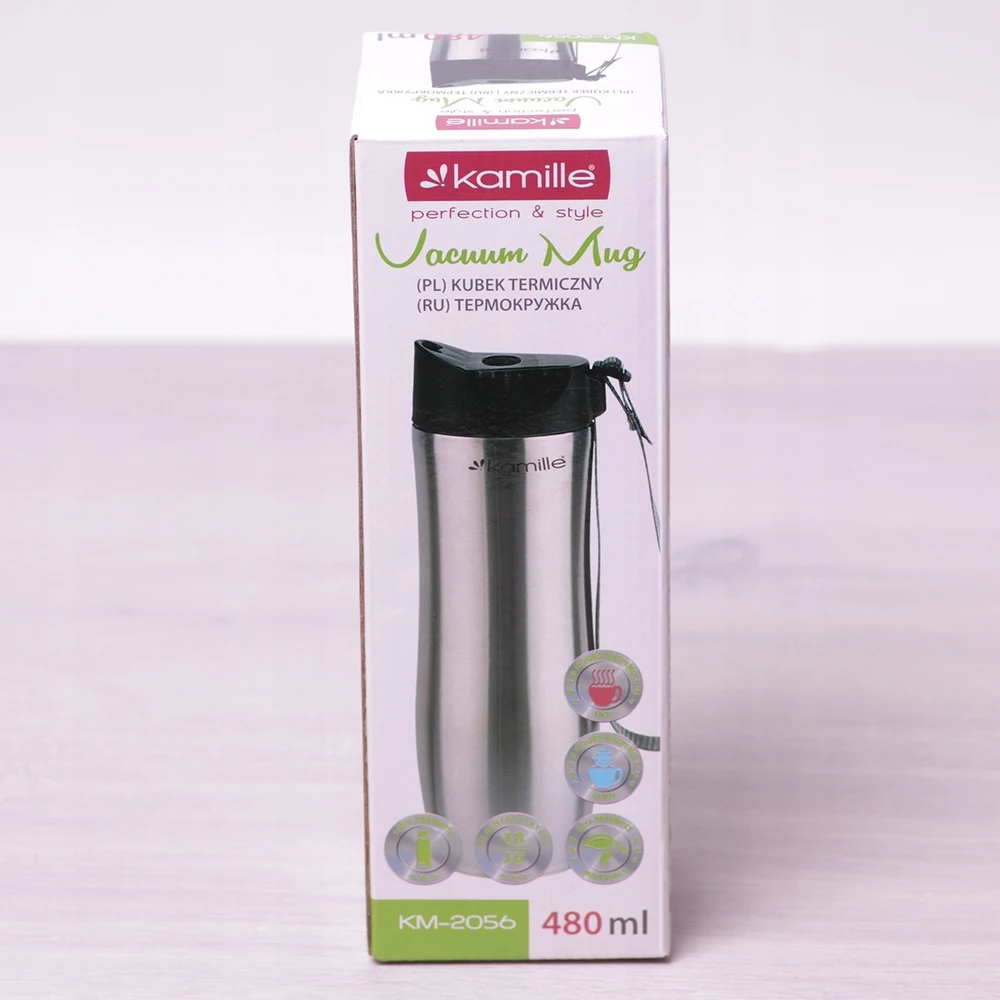 Termo puodelis 480ml KAMILLE 2056