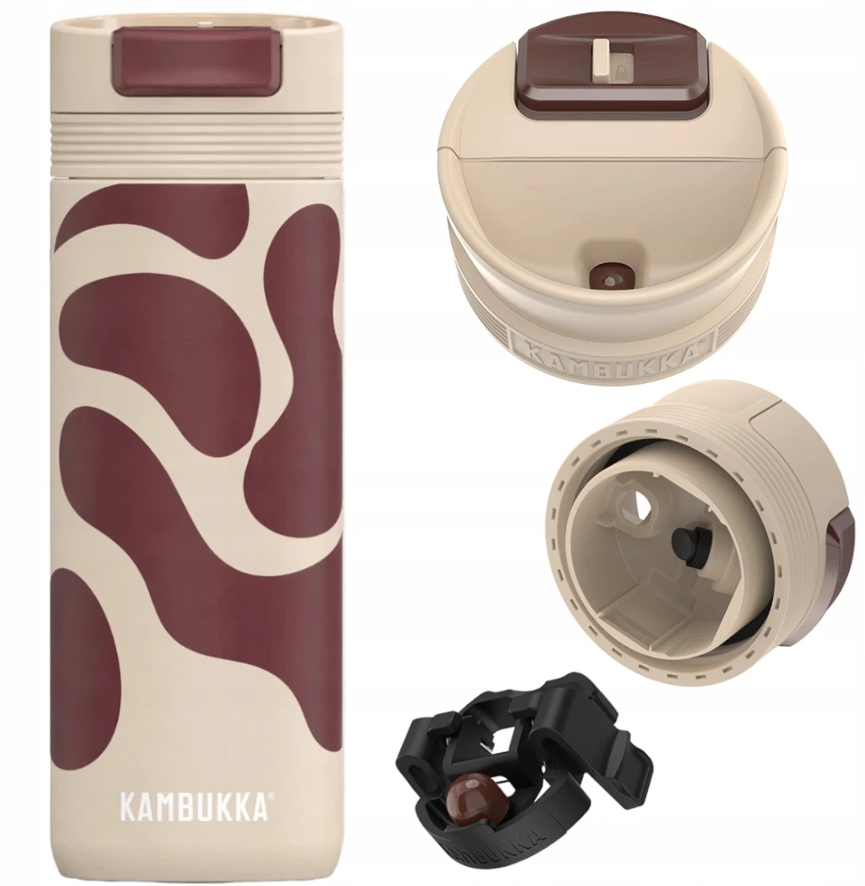 Termo puodelis 500ml termos na kawę herbatę Kambukka Cabo Caramel Cow