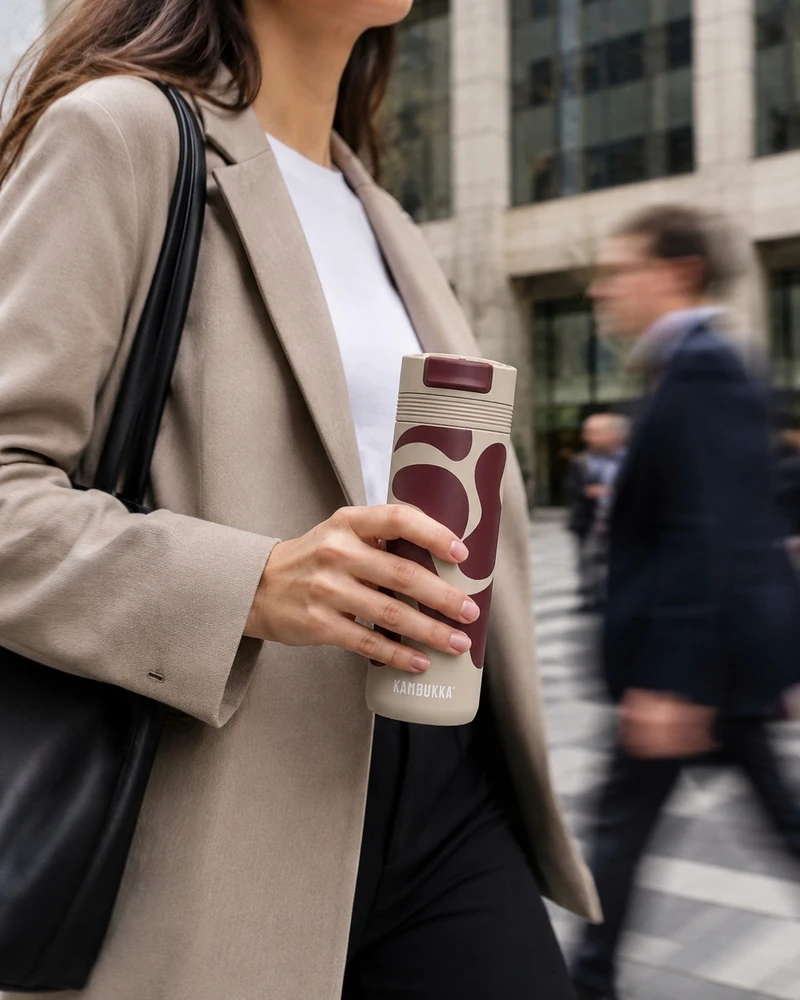 Termo puodelis 500ml termos na kawę herbatę Kambukka Cabo Caramel Cow