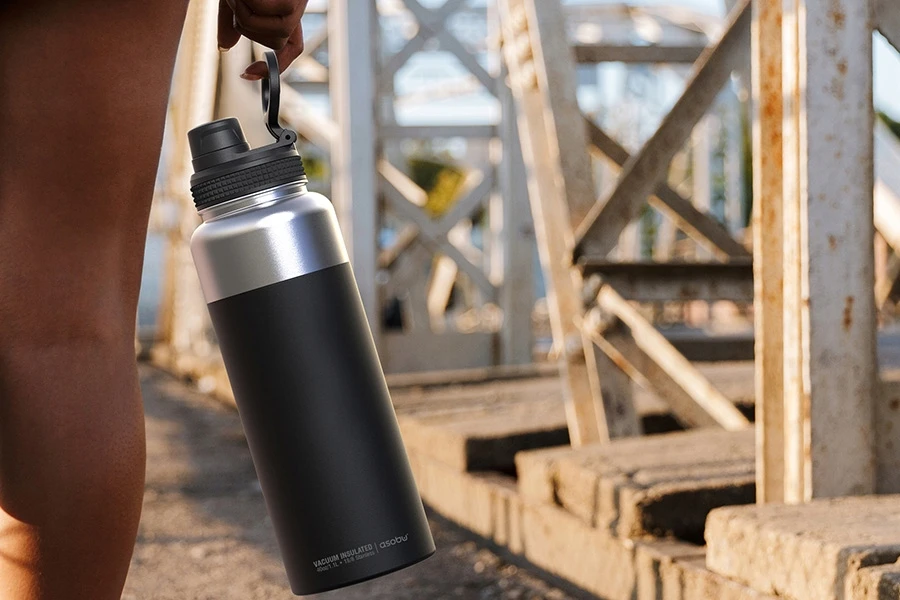 Termo puodelis, Asobu Alpine Flask, 530 ml, juodas