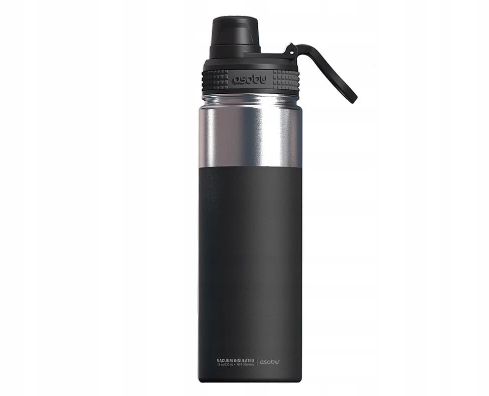 Termo puodelis, Asobu Alpine Flask, 530 ml, juodas