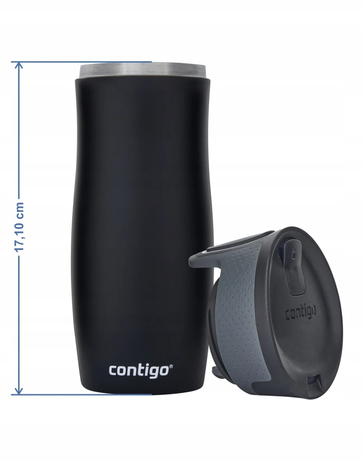 Termo puodelis Contigo, 470 ml., raudonas