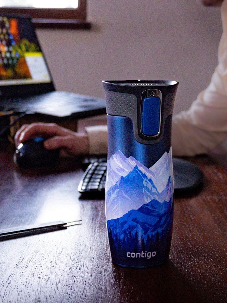 Termo puodelis Contigo West Loop 2.0 470 ml „Mountains at Night“