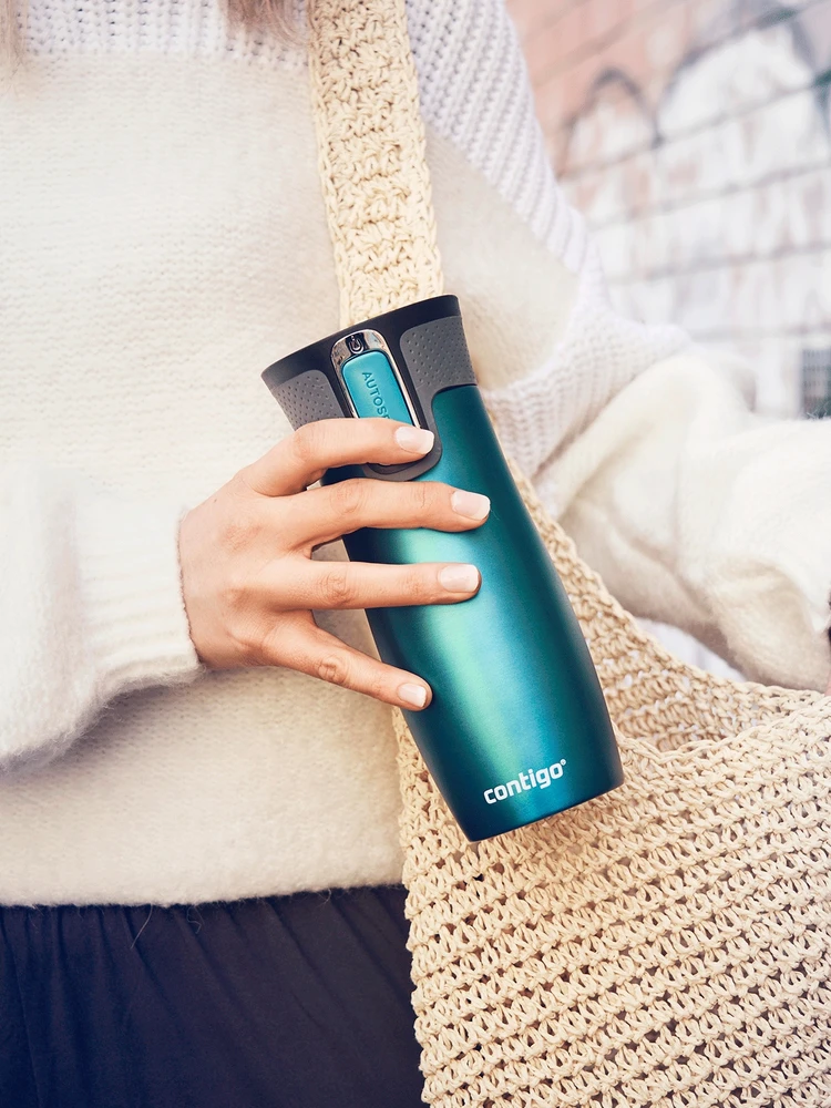 Termo puodelis Contigo West Loop 2.0 470 ml „Buldogas Prancūziškas – Biscay Bay”