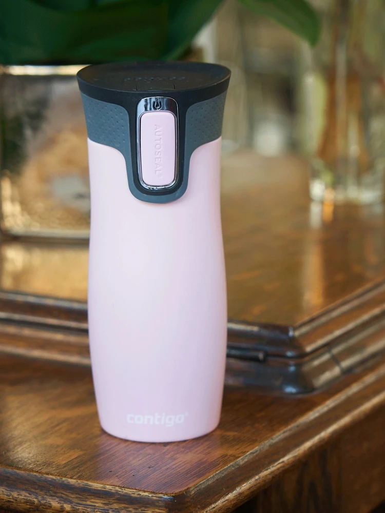 Termo puodelis Contigo West Loop 2.0 470 ml – „Aguonos Rožinis Matinis“