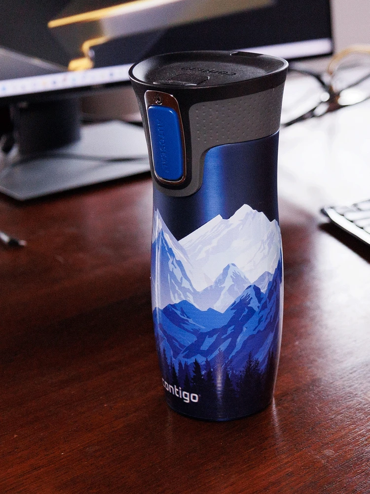 Termo puodelis Contigo West Loop 2.0 470 ml „Mountains at Night“