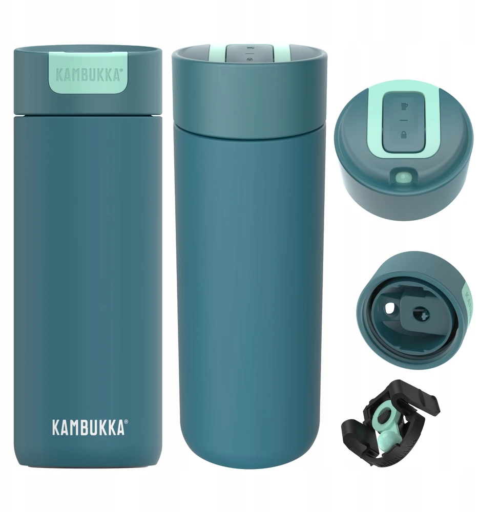 Termo puodelis Kambukka Olympus 500 ml Peacock Mėlyna
