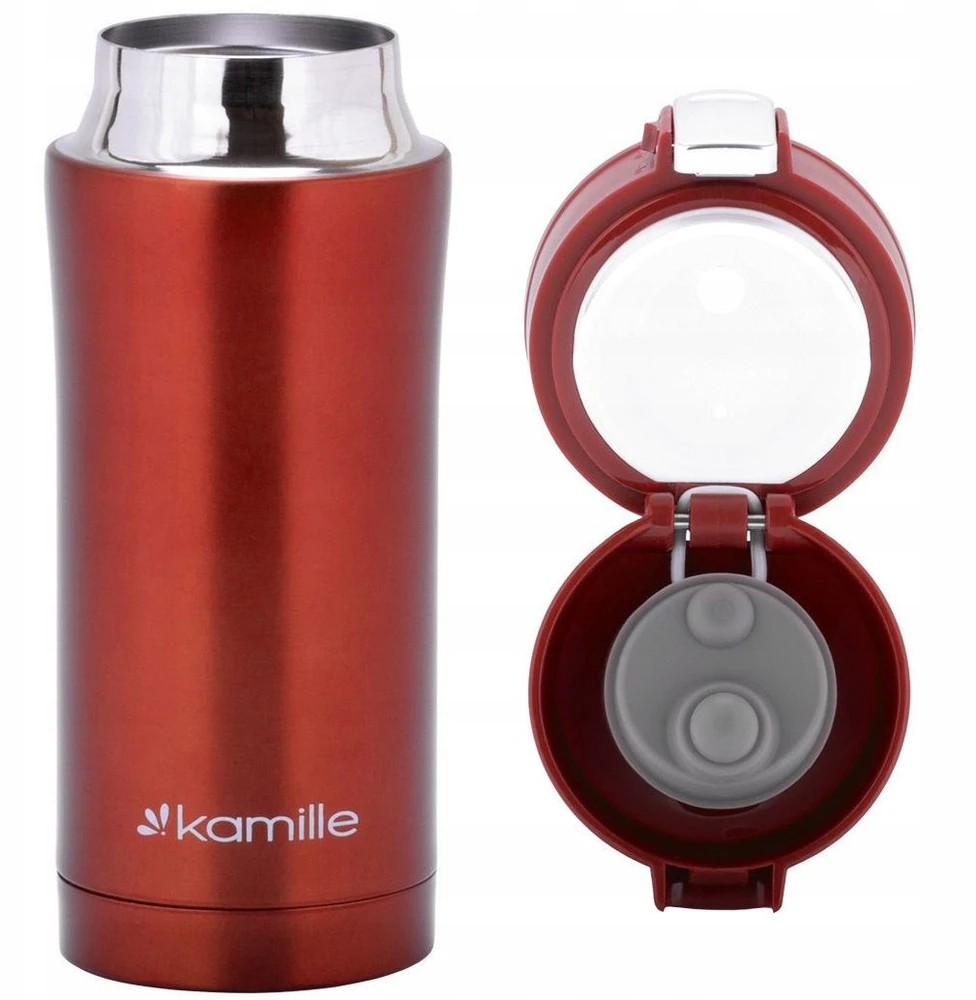Termo puodelis Kamille 320ml, nerūdijančio plieno, 100% sandarus
