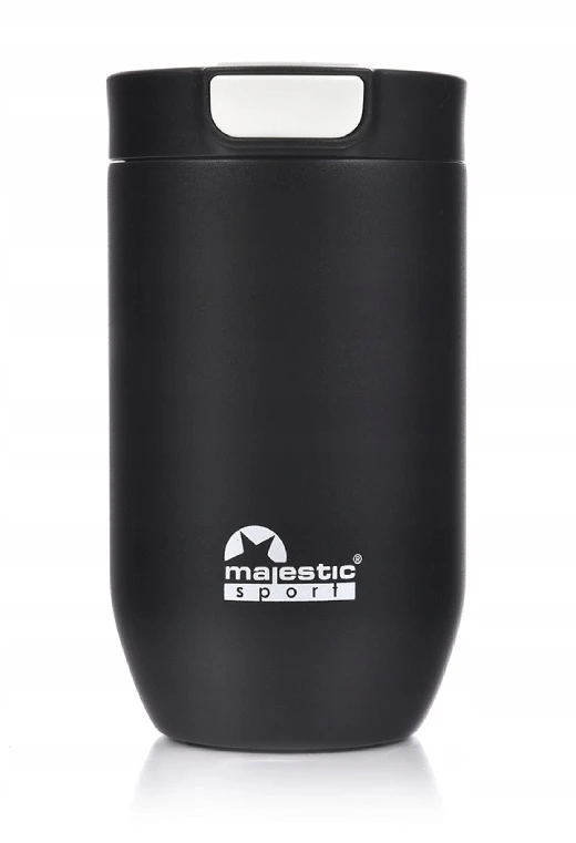 Termo puodelis Majestic Sport Bullet 400 ml - Juodas