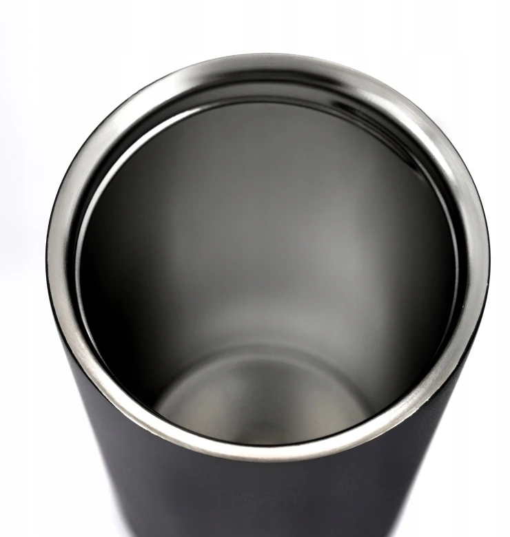 Termo puodelis Majestic Sport Bullet 400 ml - Juodas