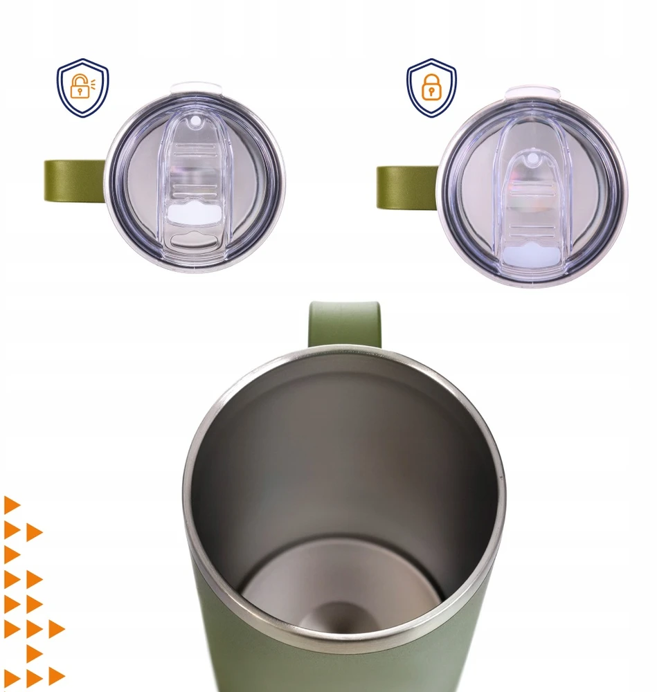 Termo puodelis Majestic Sport Gump 650 ml, žalias