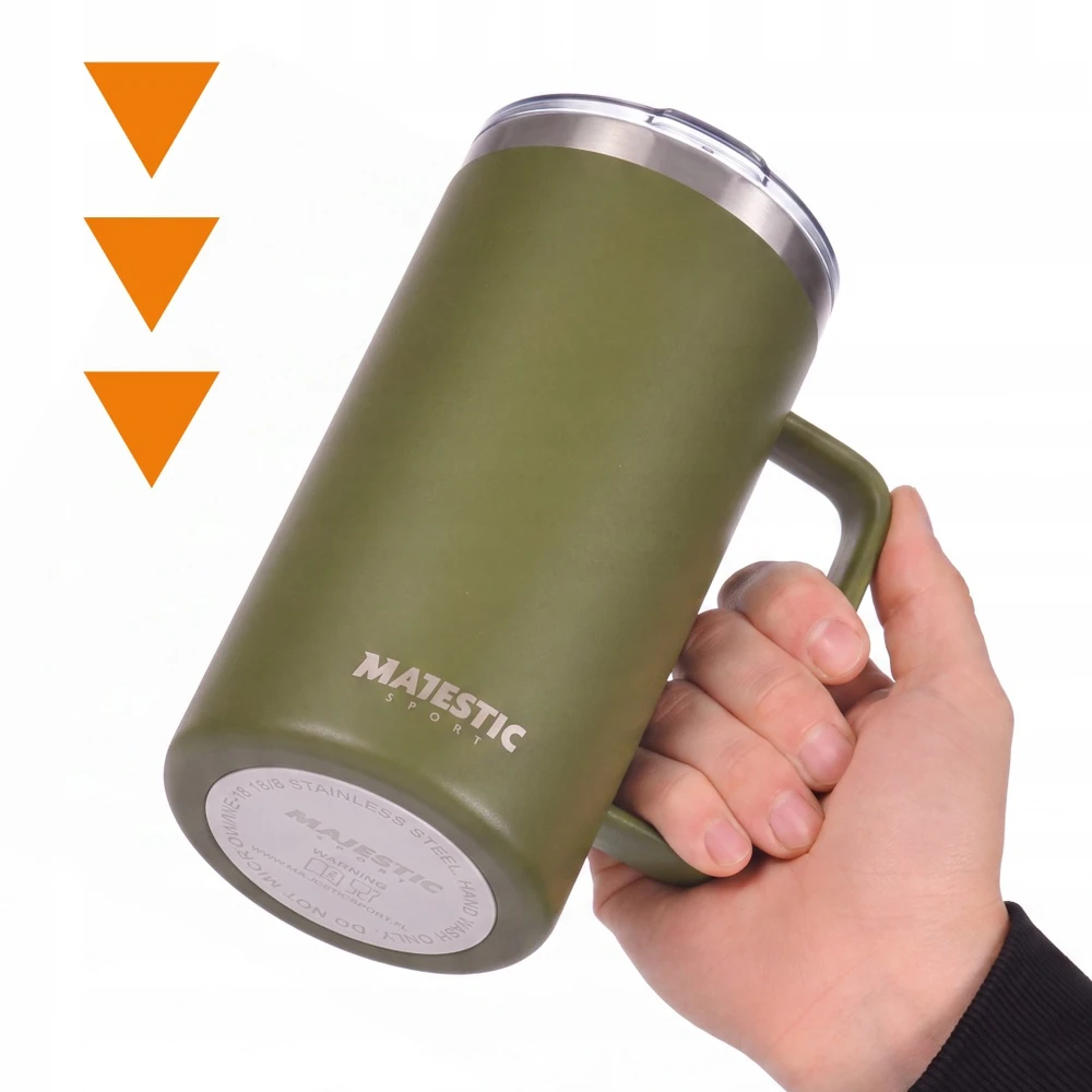 Termo puodelis Majestic Sport Gump 650 ml, žalias