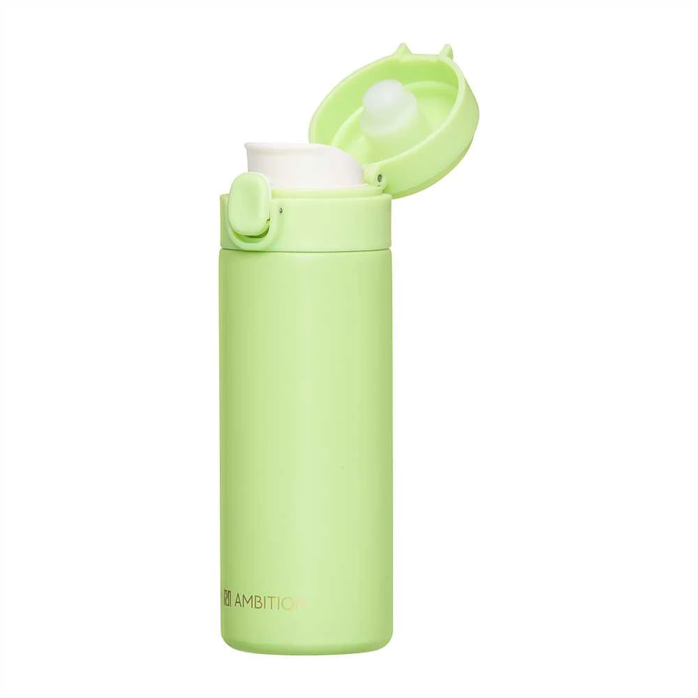 Termo puodelis su saugos mygtuku Alice Ambition 350 ml žalias