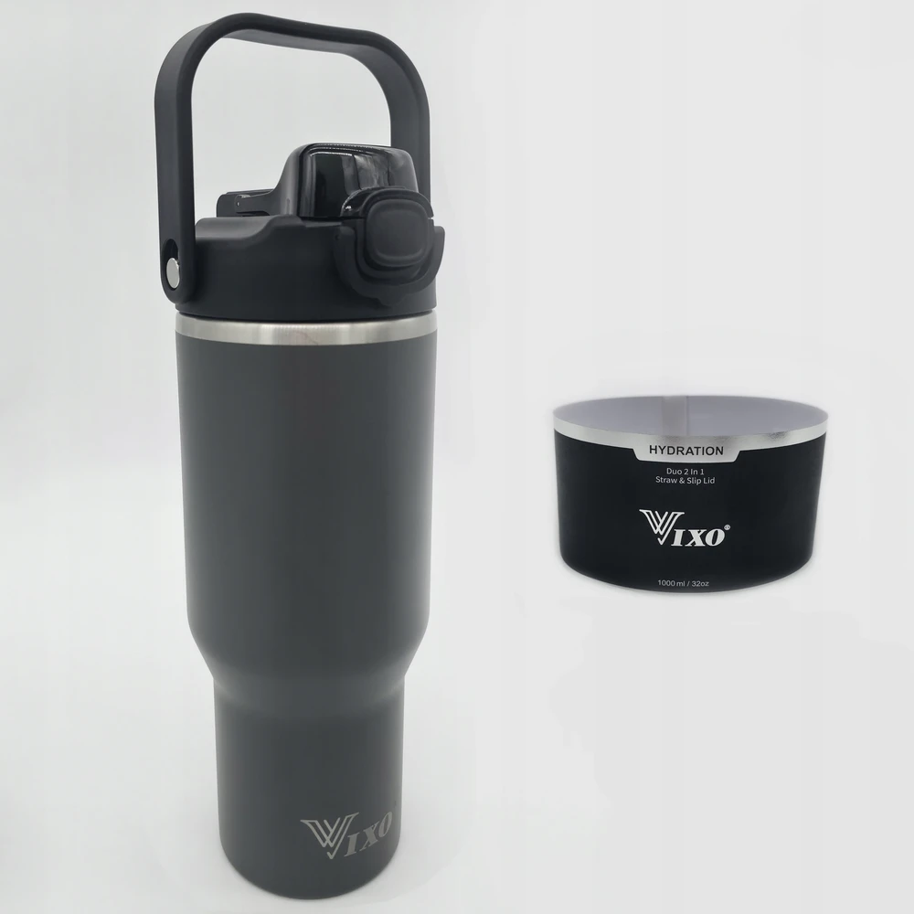 Termo puodelis VIXO Termosas 1000ML NA KAWĘ HERBATĘ 1L STAL NIERDZEWNA