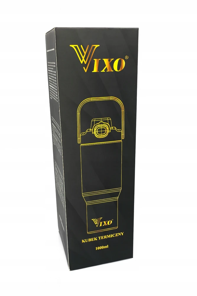 Termo puodelis VIXO Termosas 1000ML NA KAWĘ HERBATĘ 1L STAL NIERDZEWNA
