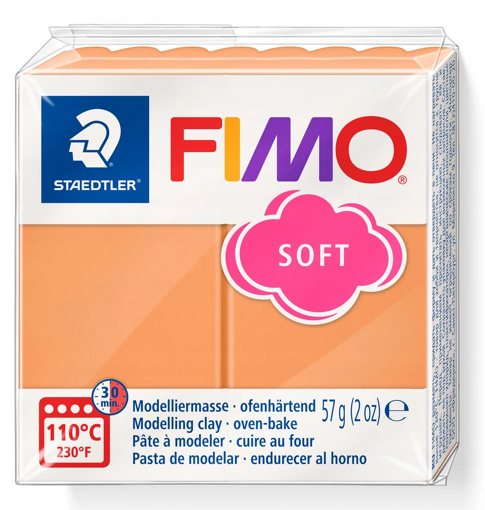 Staedtler Termokietėjanti modelino masė Fimo Soft 57g - Papajos sorbetas