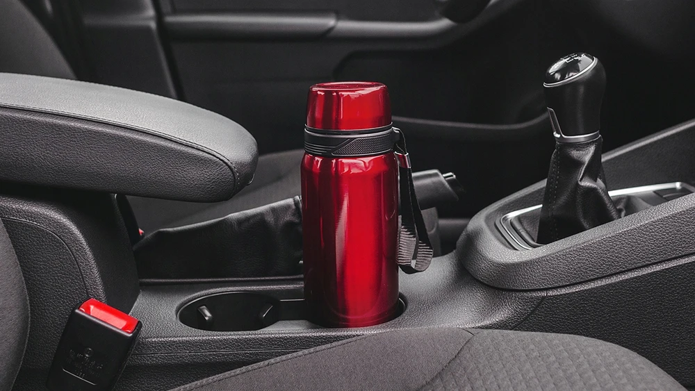 Termokubilas N'oveen 700ml raudonas, nerūdijančio plieno