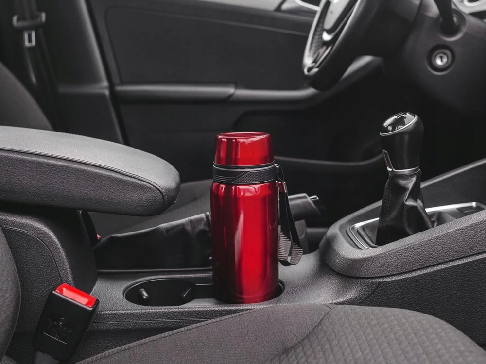 Termokubilas N'oveen 700ml raudonas, nerūdijančio plieno