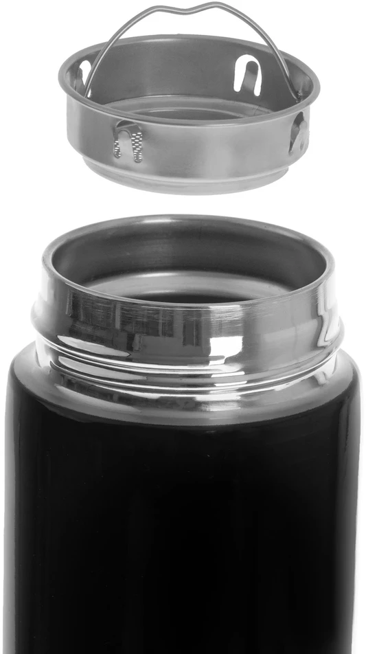 Camry | Thermal Flask | CR 4507bk | Capacity 0.473 L | Material Nerūdijantis plienas/Silicone | Juodas