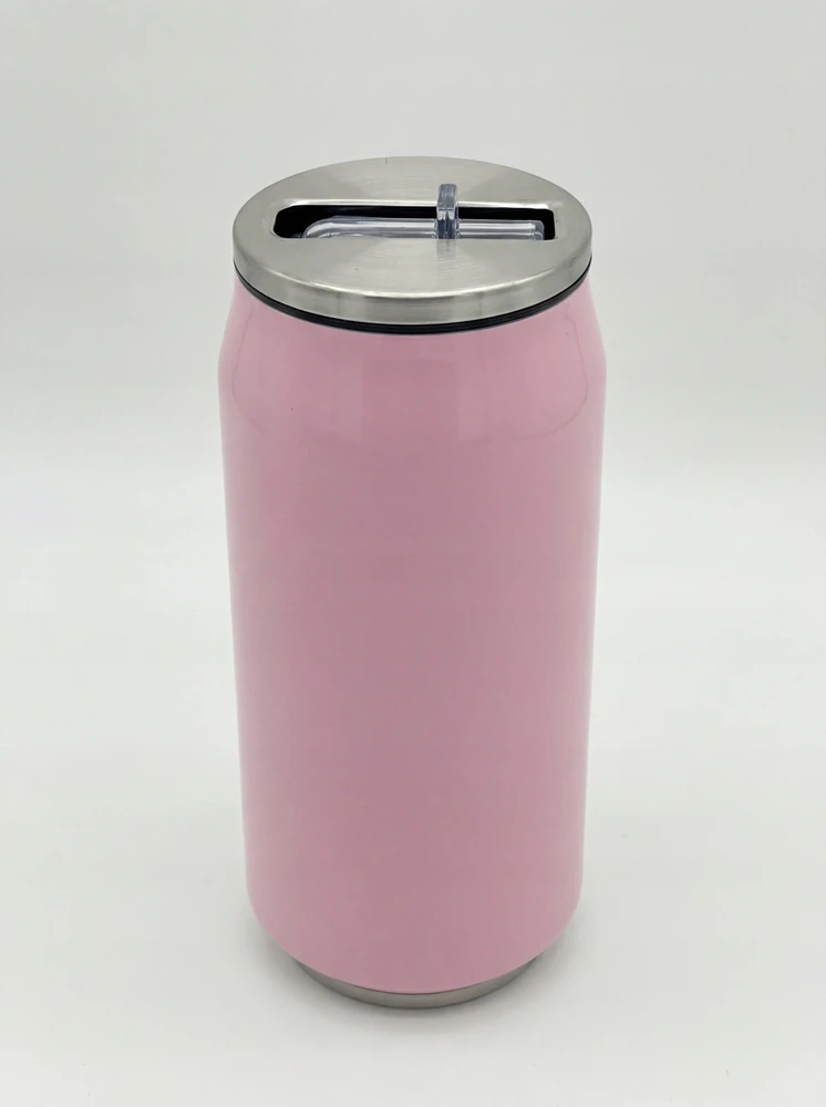 Termopuodelis, 500ml skardinė, termosas automobiliui, darbo mokyklai, Odelo, rožinis
