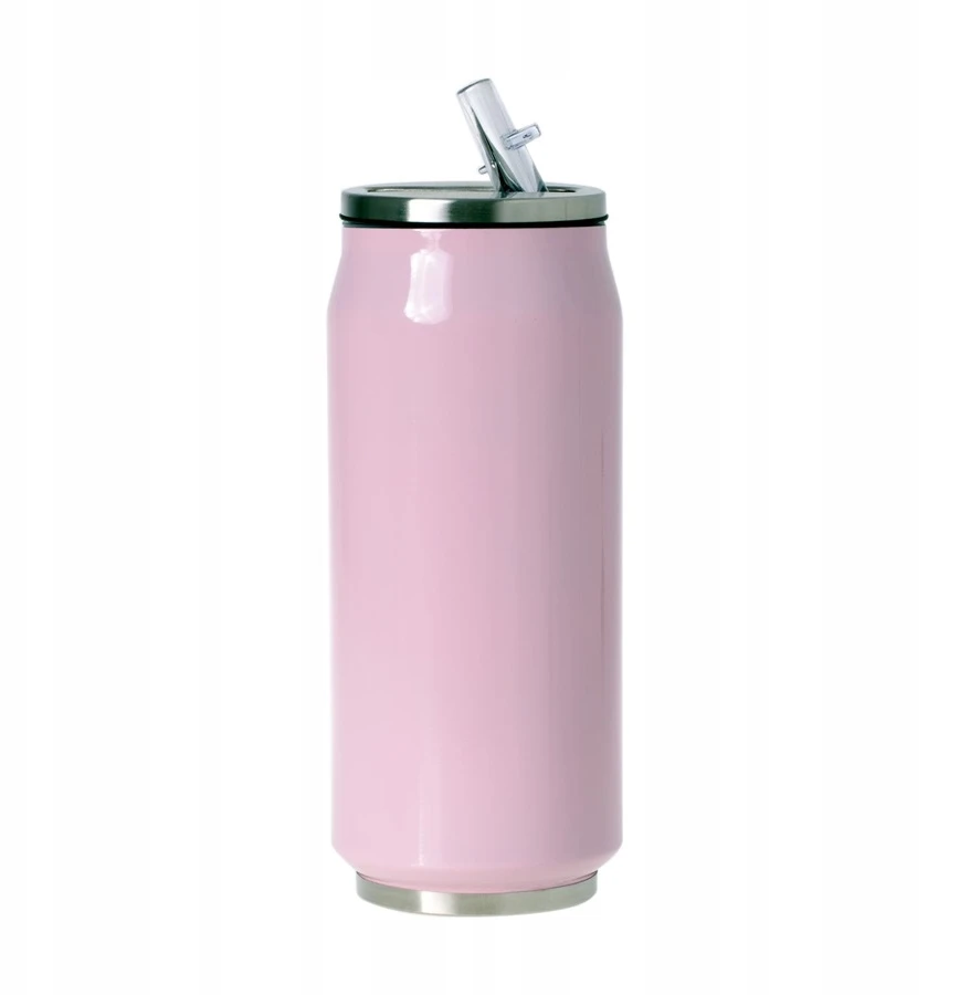 Termopuodelis, 500ml skardinė, termosas automobiliui, darbo mokyklai, Odelo, rožinis