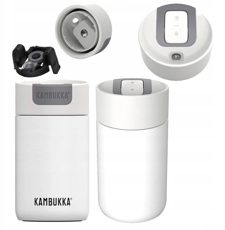 Kambukka Olympus 300 ml Vakuuminis izoliuotas puodelis - Marshmallow baltas
