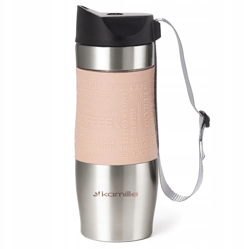 Termopuodelis Kamille KM-2052 (380 ml) smėlio spalvos
