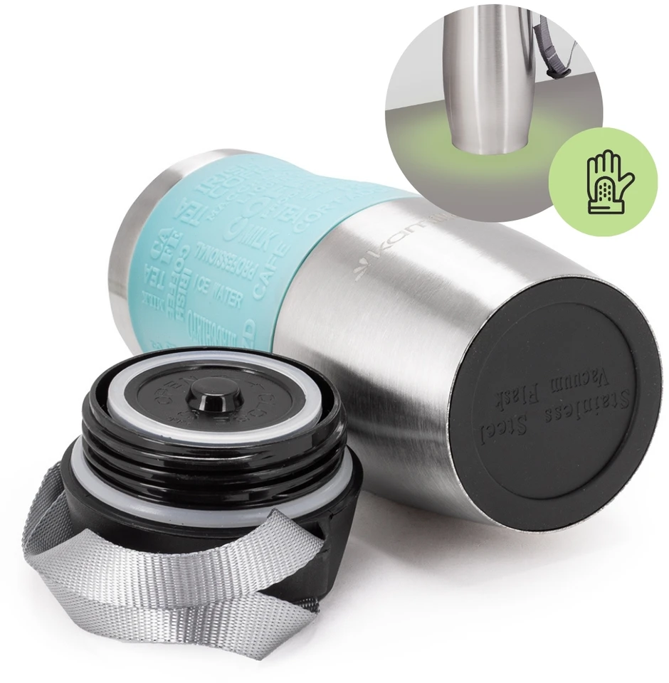 Termopuodelis Kamille KM-2052 (380 ml) smėlio spalvos