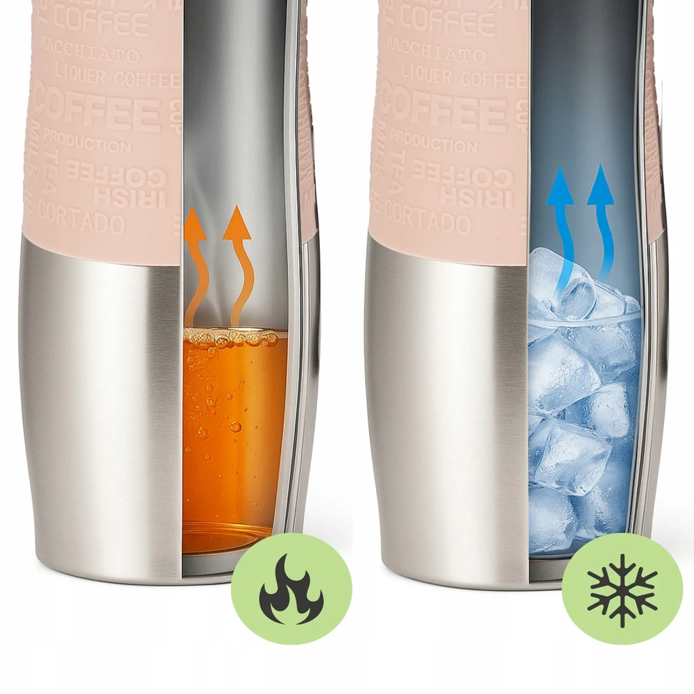 Termopuodelis Kamille KM-2052 (380 ml) smėlio spalvos