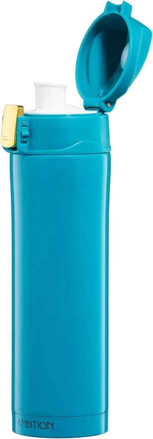 Dajar Termopuodelis su užraktu Glossy Ambition 420ml mėlynas