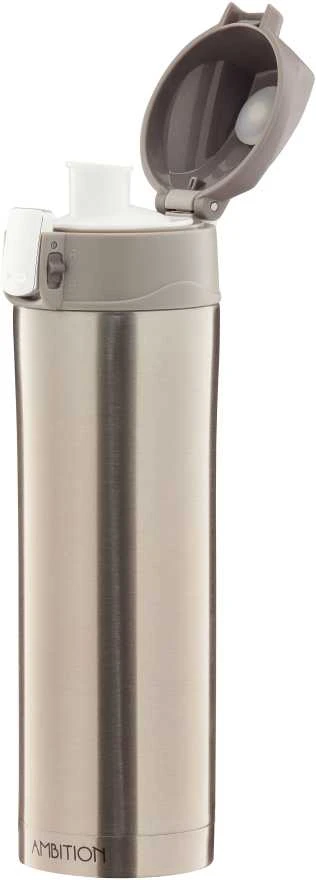 Termopuodelis su užraktu Glossy Ambition 420ml aukso spalvos