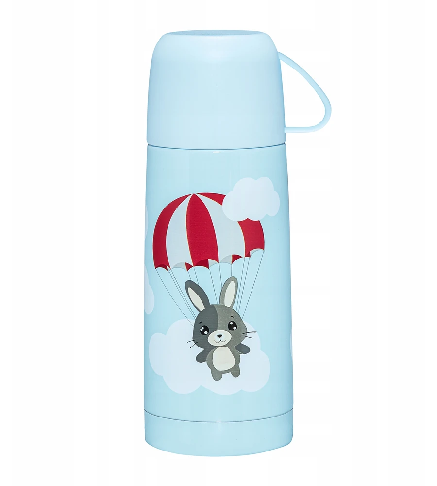 Termos vaikams su kubkiem Betty i Bunny 320 ml mėlyna AMBITION JUNIOR
