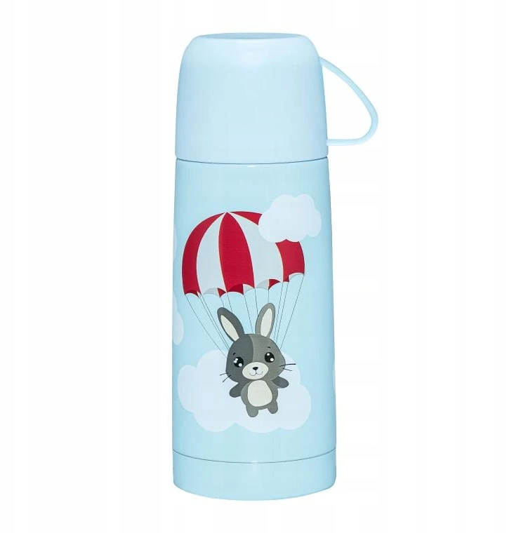 Termos vaikams su kubkiem Betty i Bunny 320 ml mėlyna AMBITION JUNIOR