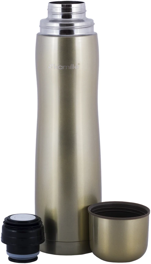 Kamille termosas KM2000A 1000ml (auksinis)