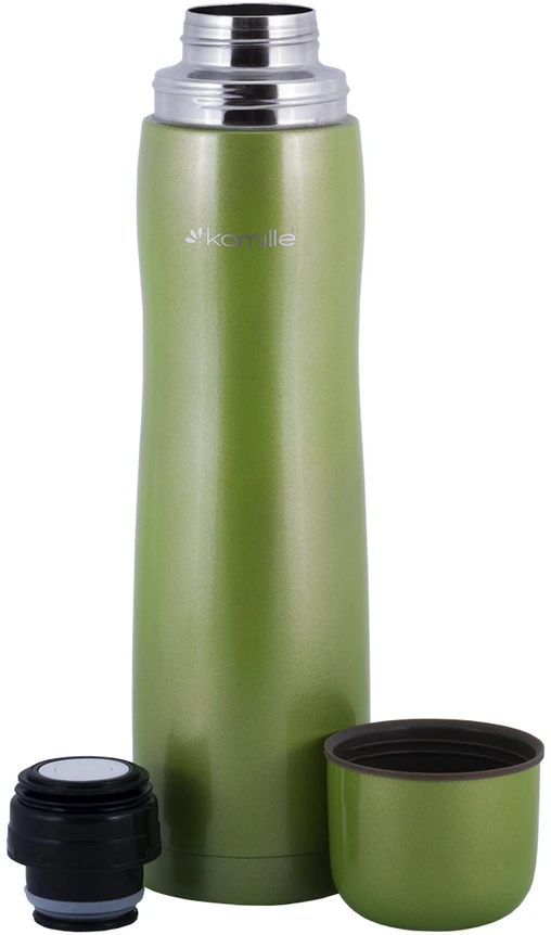 Kamille termosas KM2000A 1000ml (auksinis)