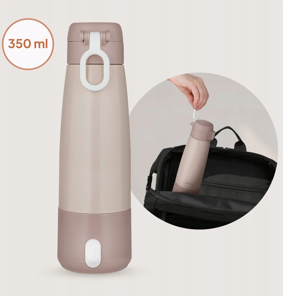 Termosas belaidis pieno šildytuvas 37–55°C Lionelo Thermup Bottle
