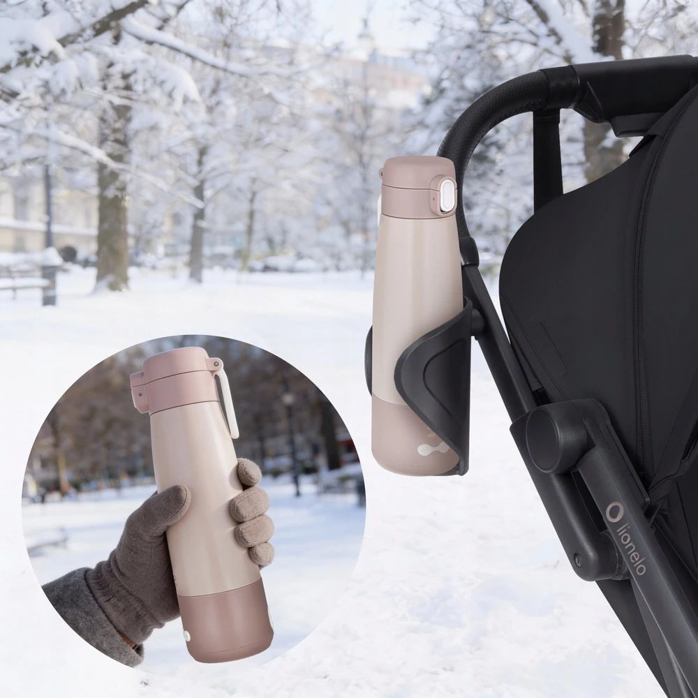 Termosas belaidis pieno šildytuvas 37–55°C Lionelo Thermup Bottle