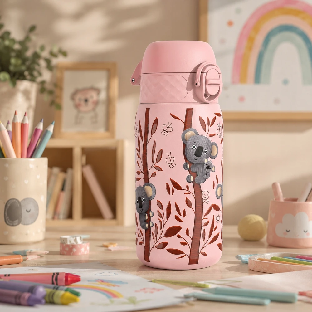 Termosas DZIECIĘCY BIDON SZKOŁA PRZEDSZKOLE ZWIERZ RÓZ KOALA ION8 0,32L 320ml