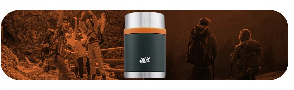 Termosas maistui Esbit Sculptor, 0,75 l, žalias