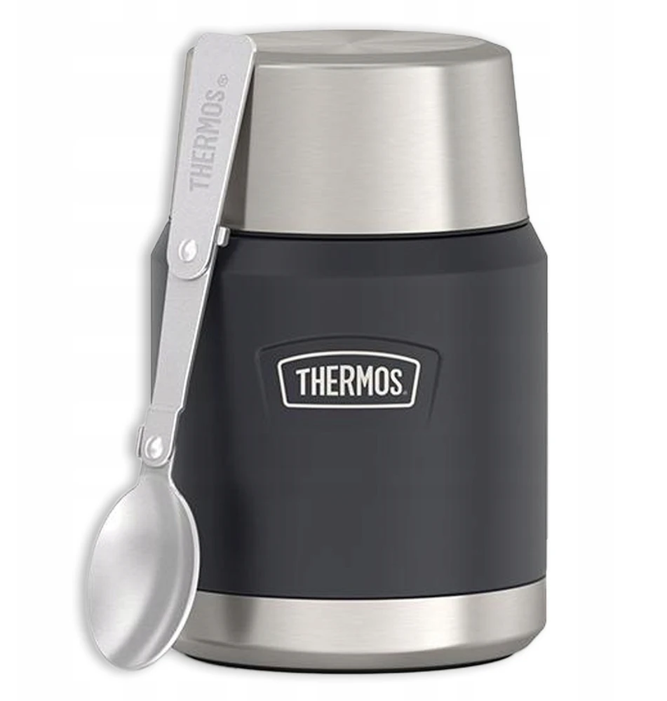 Termosas maistui Thermos Icon 470ml su šaukštu ir puodeliu