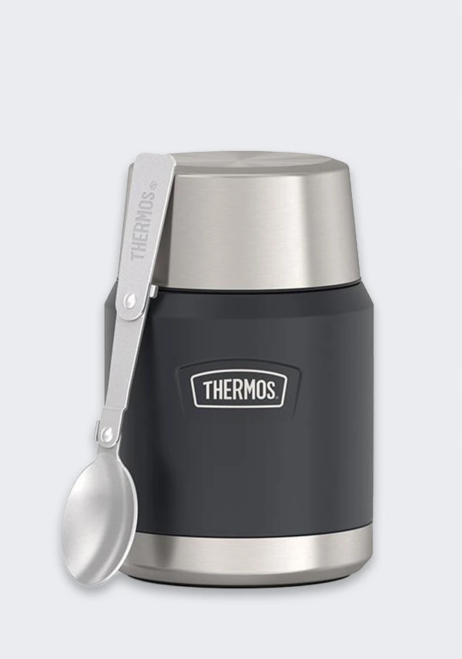 Termosas maistui Thermos Icon 470ml su šaukštu ir puodeliu