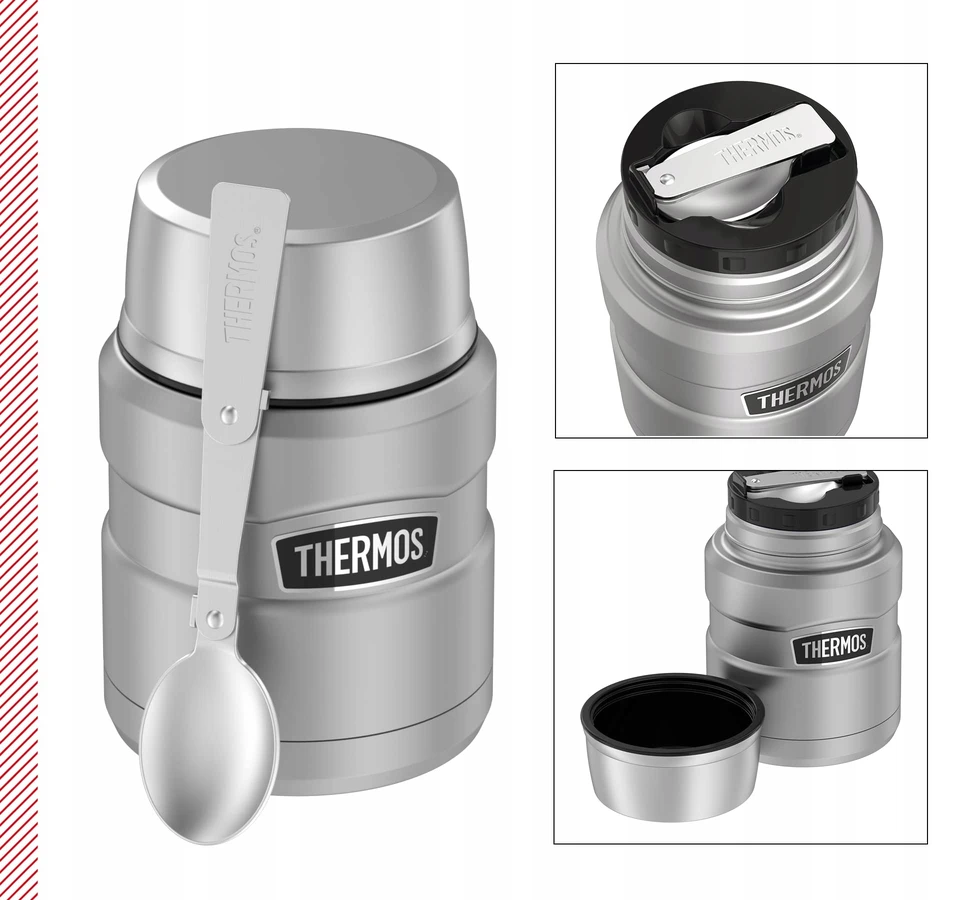 Termosas maistui Thermos King 470 ml su šaukštu