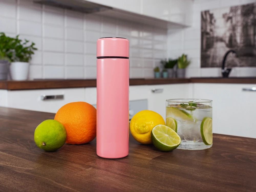 Termosas N'oveen Tb2116x Led 280ml, rožinis