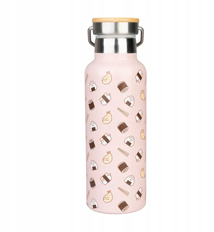 Pusheen nerūdijančio plieno gertuvė su laikikliu, 500 ml
