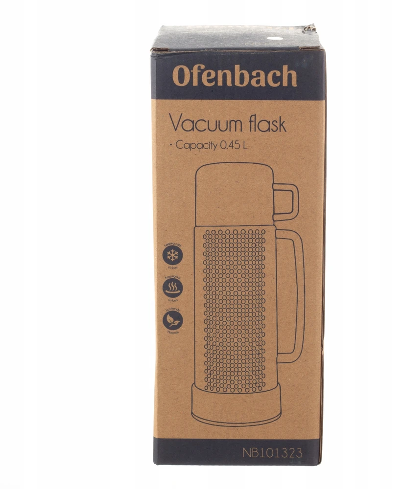 TERMOSAS STIKLINIS BUTELIS 450 ml OFENBACH