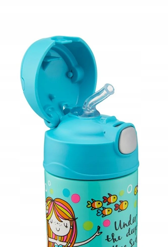 Termosas su šiaudeliu Thermos Funtainer vaikams, 355 ml