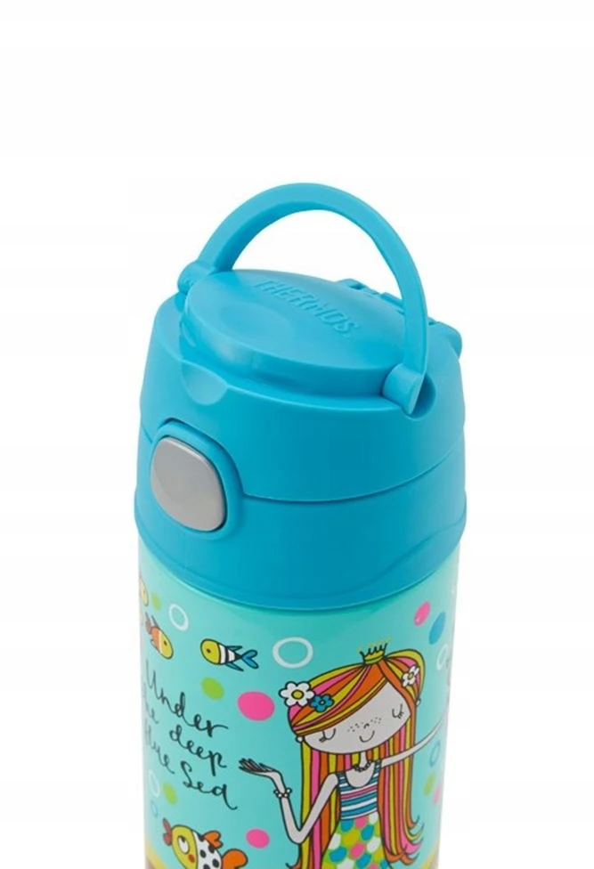 Termosas su šiaudeliu Thermos Funtainer vaikams, 355 ml
