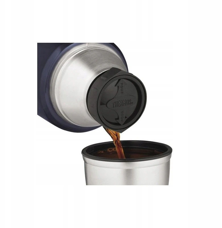 Termosas Thermos King 1.2l raudonas, išlaiko šilumą/šaltį 24h