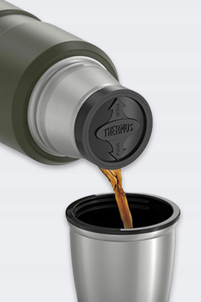 THERMOS 470 ml beverage thermos - army žalias