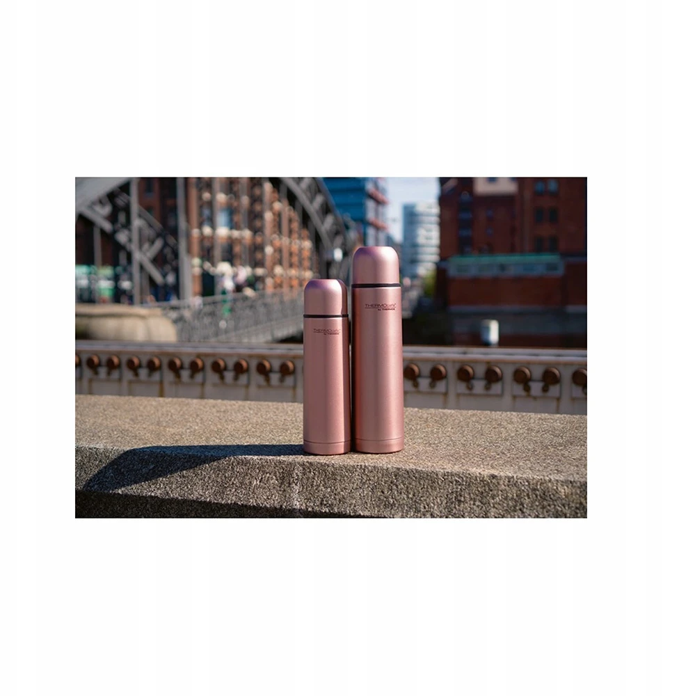 Termosas Thermos su dangteliu, rožinis-auksinis, 0.5l